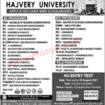 hajvery university admissions 2021-onlinerozgar